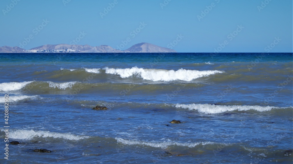 view from the beach