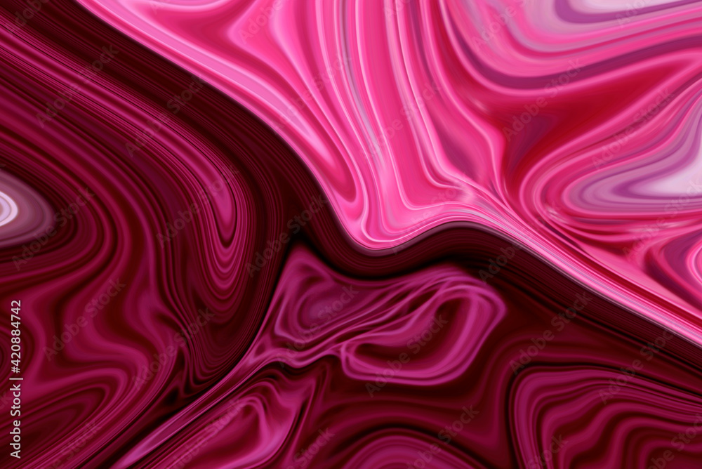 Abstract art of beautiful paint of marble.With beautiful fantasy ink patterns. Liquid paint. Art design for your design. Colorful bright combination of colors.