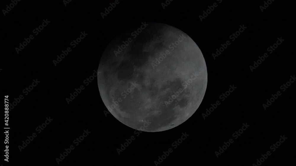 Incomplete moon in the night sky Incomplete moon in the night sky