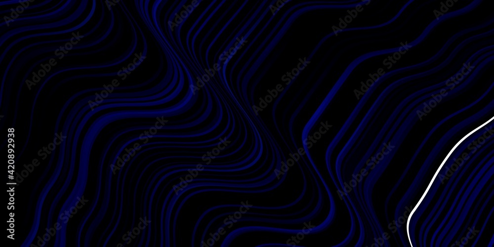 Dark BLUE vector template with lines. Dark BLUE vector template with lines.