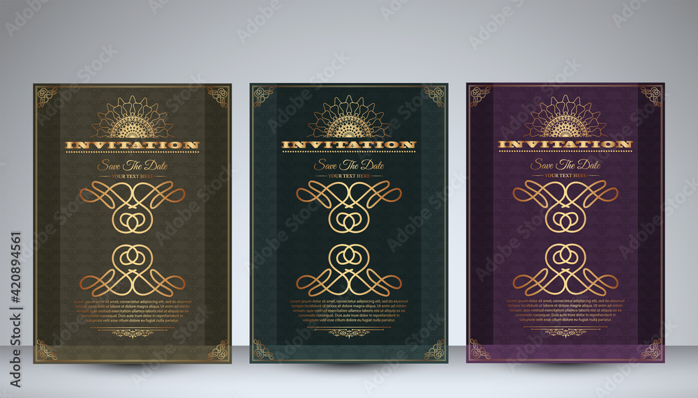 Fototapeta premium 1. Invitation