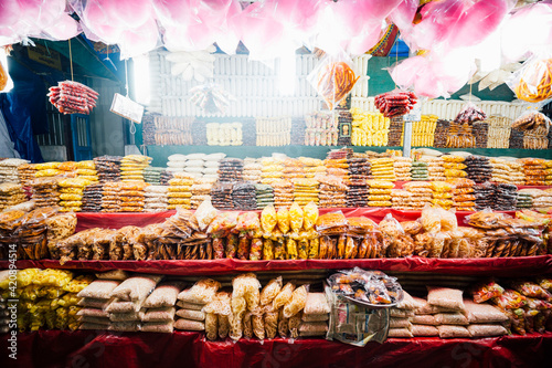 Market stall, Sree Poornathrayeesa Temple, Kochi, Kerala, India