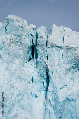 Lilliehook Glacier, Spitsbergen, Svalbard, Norway photo