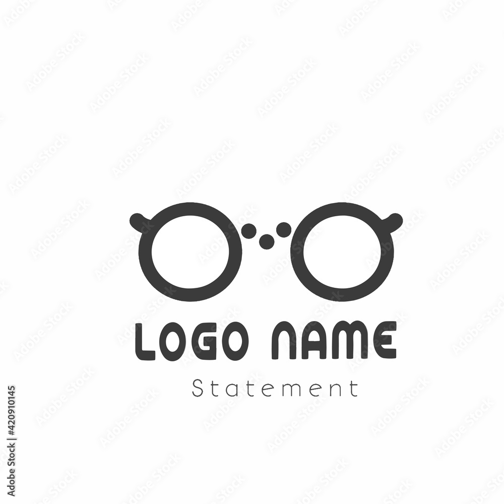glasses logo icon vector template design illustration glasses logo icon vector template design illustration