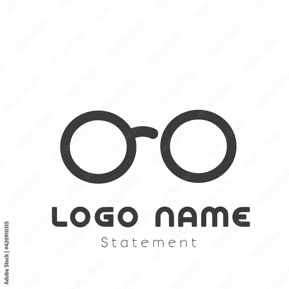 glasses logo icon vector template design illustration glasses logo icon vector template design illustration