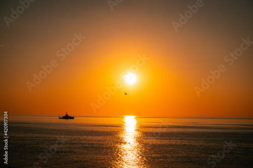 sunrise over the sea © Ashek