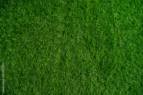 artificial green grass using for background or texture