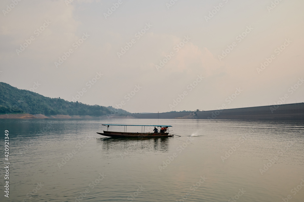 Khun Dan Prakan Chon Dam, Nakorn Nayok province, Thailand