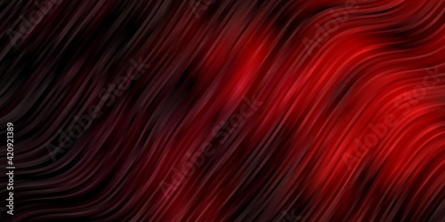 Dark Purple, Pink vector background with wry lines.