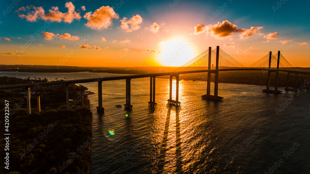 Fototapeta premium Pôr do sol em Natal RN