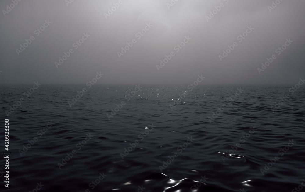 View across Pacific Ocean in stormy conditions. View across Pacific Ocean in stormy conditions.