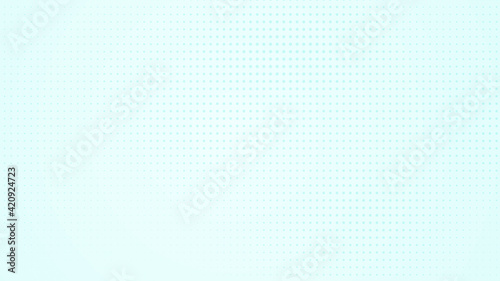 Dots halftone white blue and green color pattern gradient texture with technology digital background. Medicine healthcare with science concept.