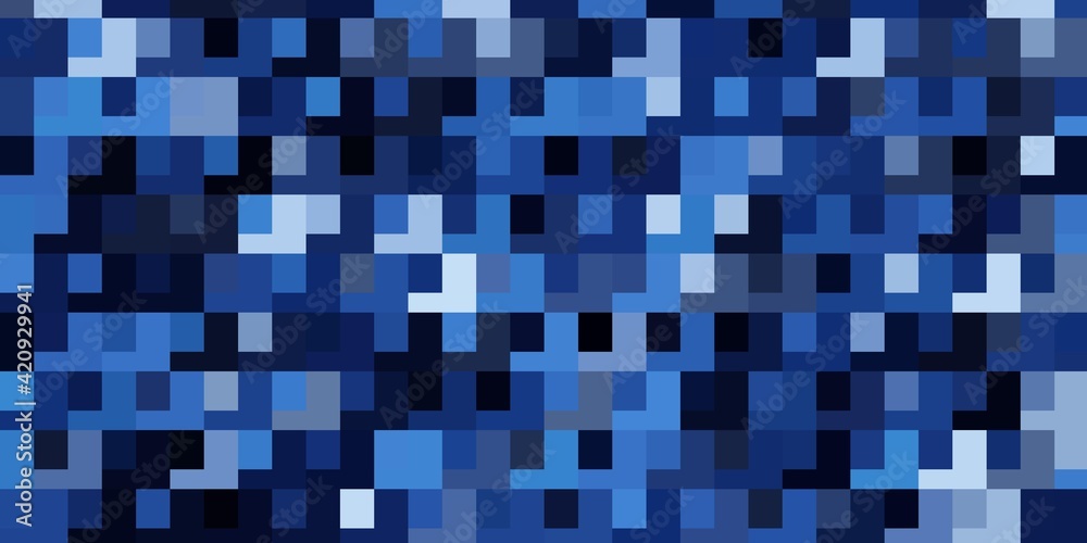Light BLUE vector pattern in square style. Light BLUE vector pattern in square style.