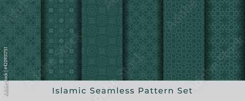 Islamic Seamless Pattern Collection Set