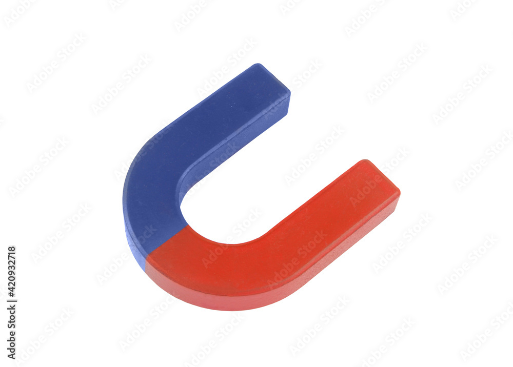 Magnet isolated on white background Magnet isolated on white background