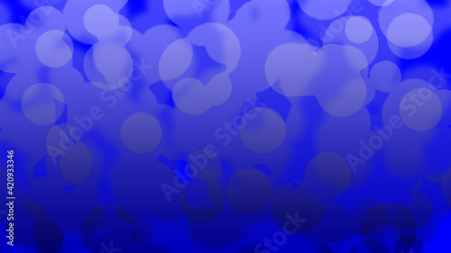 Abstract bokeh lights with soft light background