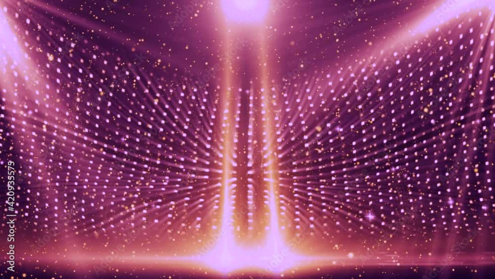 Annual conference award party song and dance show neon led spot flashing VJ stage background 