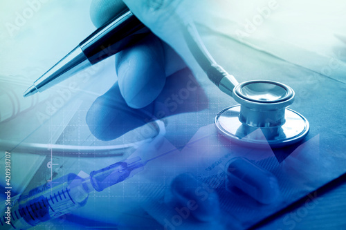 Fotografi Medical and healthcare insurance concept , enrollment for insurance