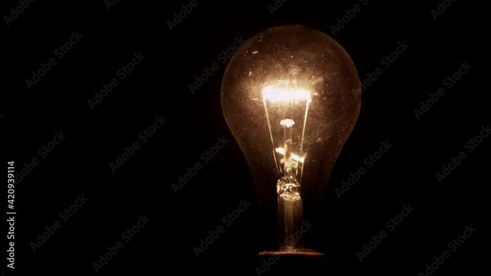 old industry edison light lightning footage