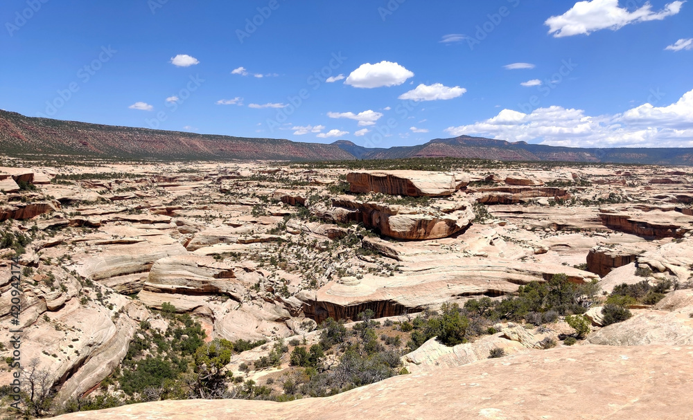 Fototapeta premium Spectacular Horse Collar Ruin at the Natural Bridge National Monument in Utah