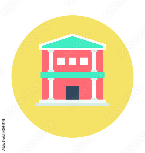 Lodge Colored Vector Illustration