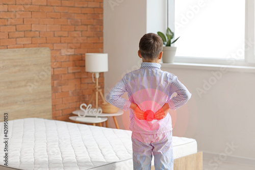 Little boy suffering from b...