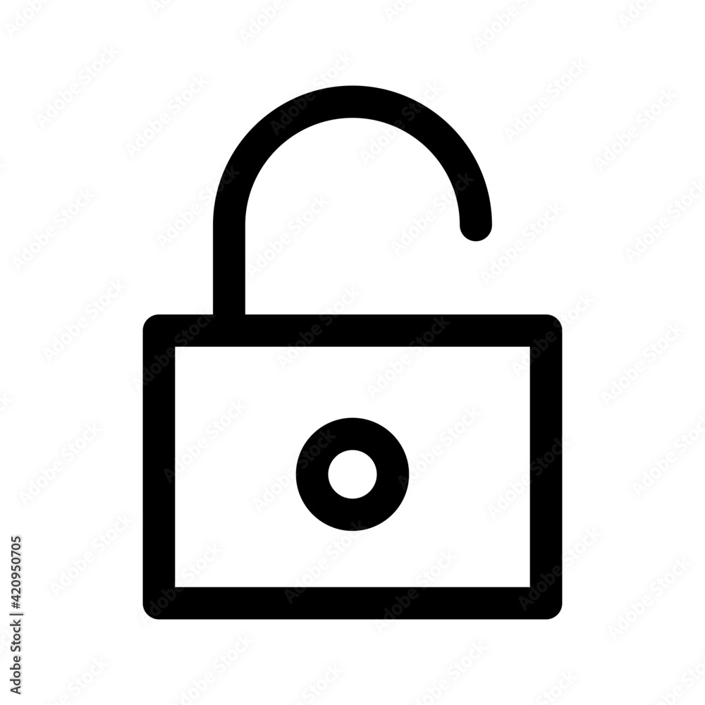 Unlock icon