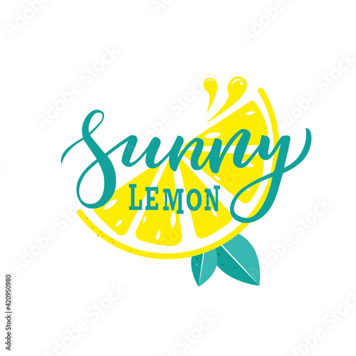Vector lettering illustration of 
