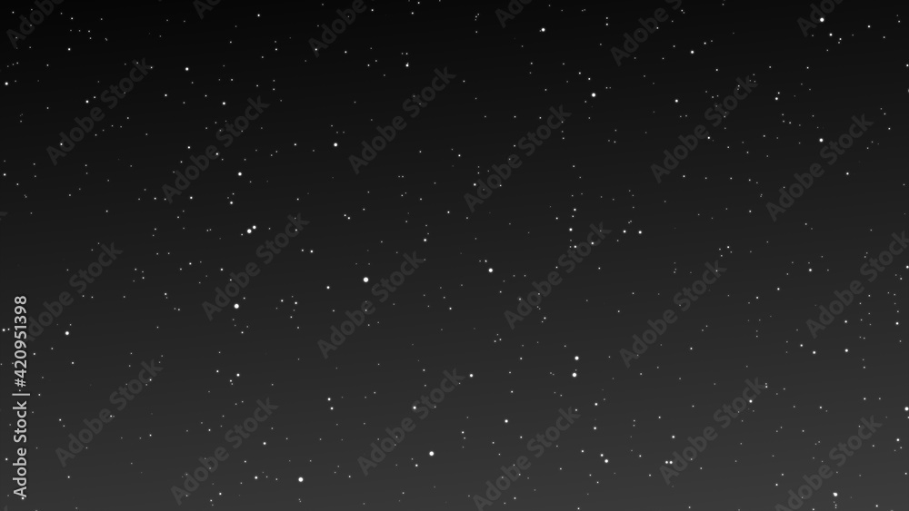 shinny  stars animation on black background.Graphic Motion overlay effect loop with galaxy sky twinkling light in the space for your text. Beautiful Dark  night sky