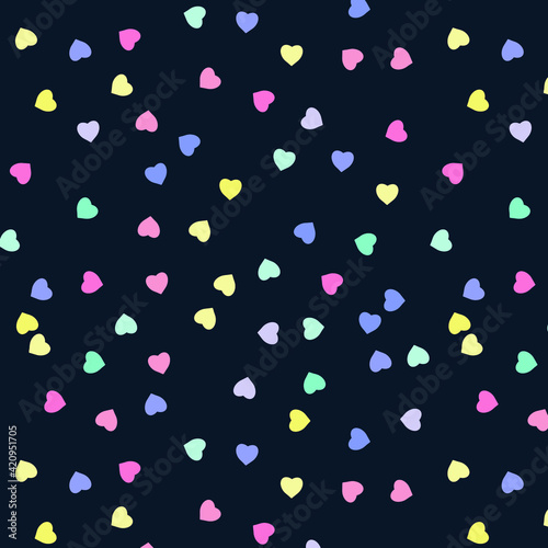 Hearts pattern background, for wrapping paper, greeting cards, posters, invitation, wedding and Valentines cards.