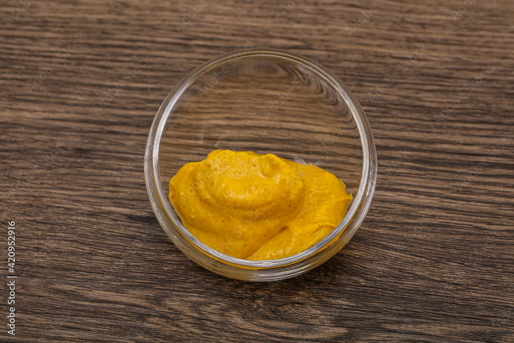 Asian Curry sauce in the bowl Asian Curry sauce in the bowl