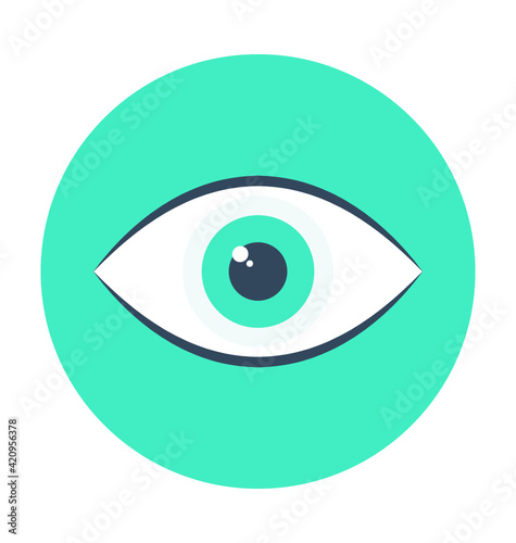 Vision Colored Vector Icon