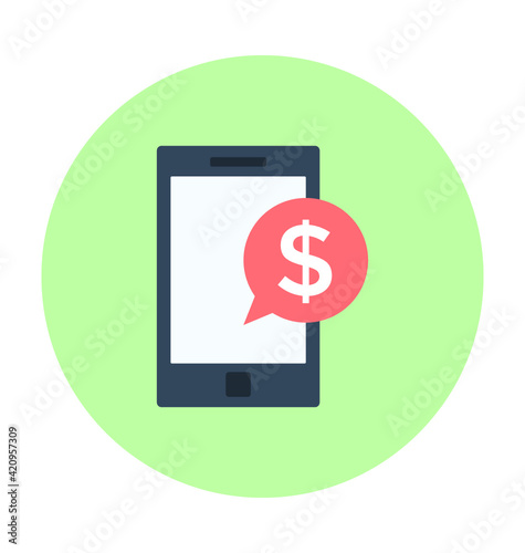 Finance Comments Vector Icon 