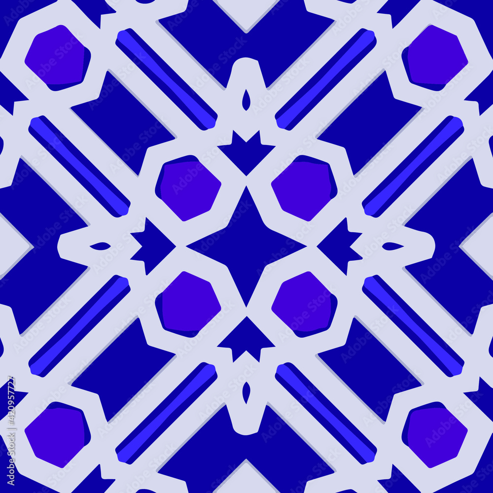 Geometric vector pattern with triangular elements. Seamless abstract ornament for wallpapers and backgrounds.
Geometric vector pattern with triangular elements. Seamless abstract ornament for wallpapers and backgrounds.