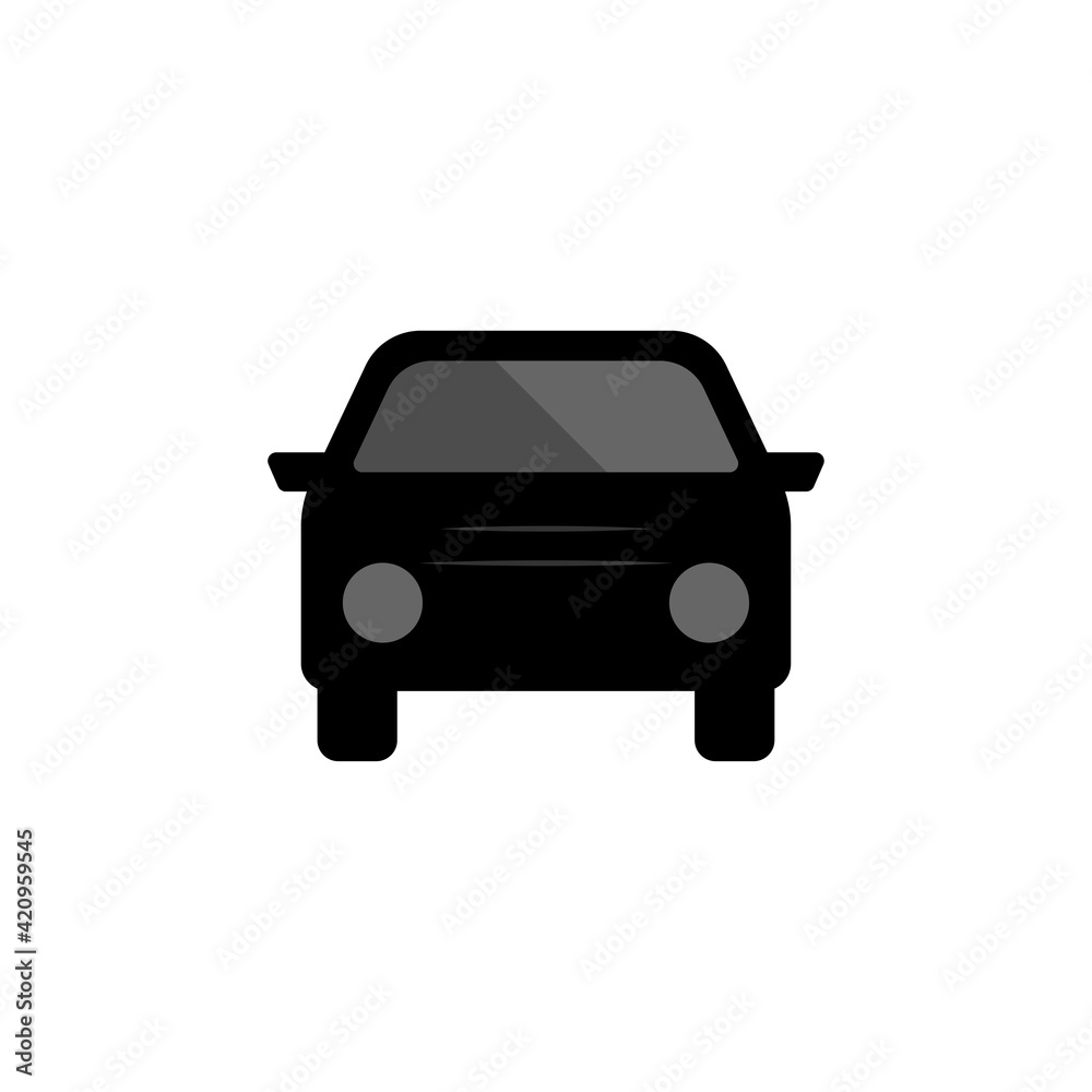 Car icon solated on white background. Vector illustration Car icon solated on white background. Vector illustration