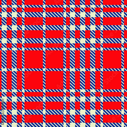 Checkered diagonal plaid pattern. Tartan Plaid Pattern vector illustration. 