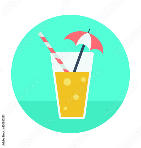 Drink Colored Vector Icon