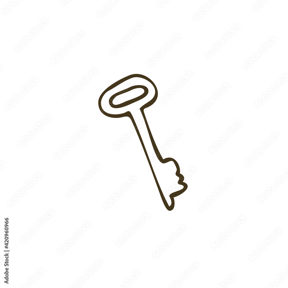 Key Doodle Icon