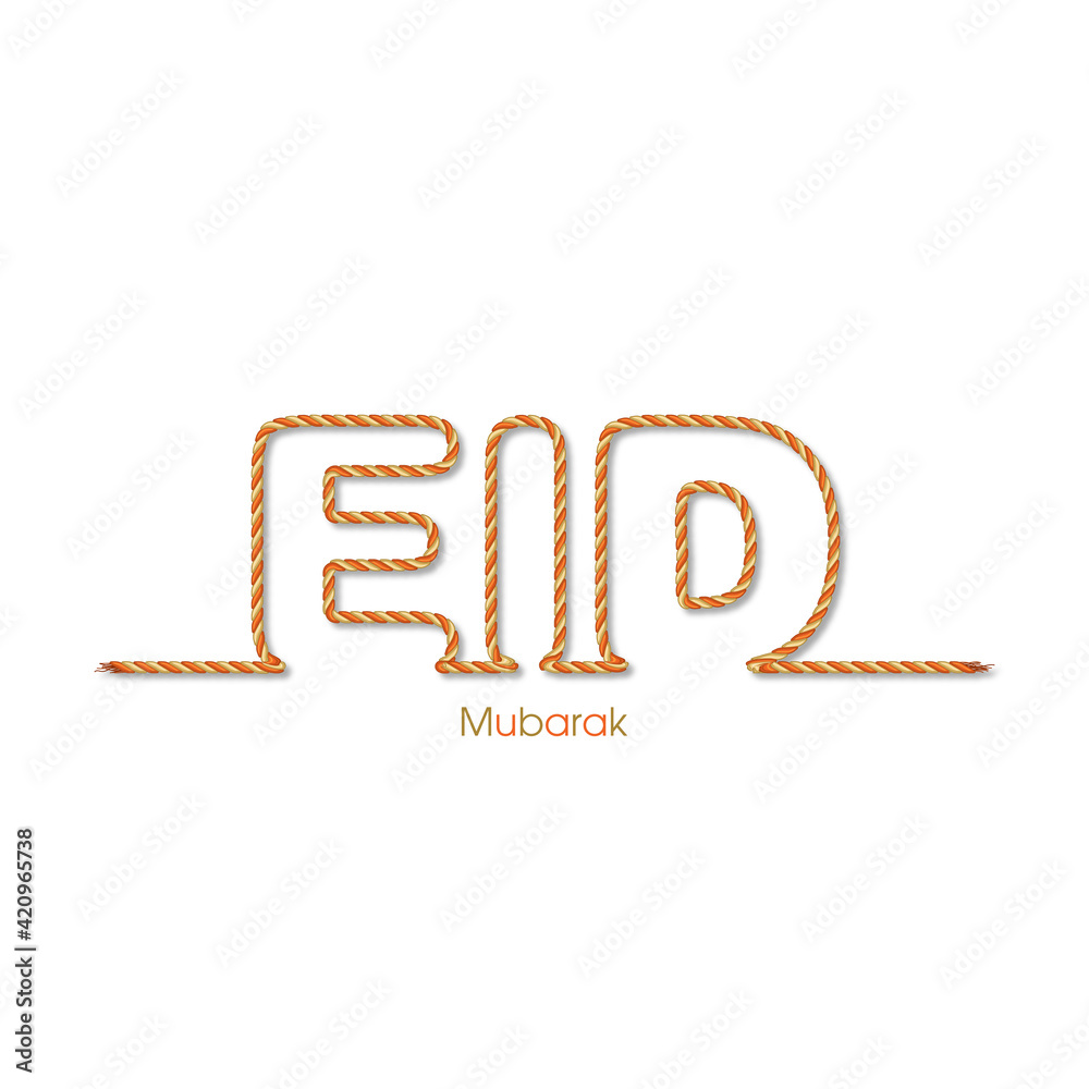 Eid Mubarak greeting card for the Muslim community festival celebration. Eid Mubarak greeting card for the Muslim community festival celebration.