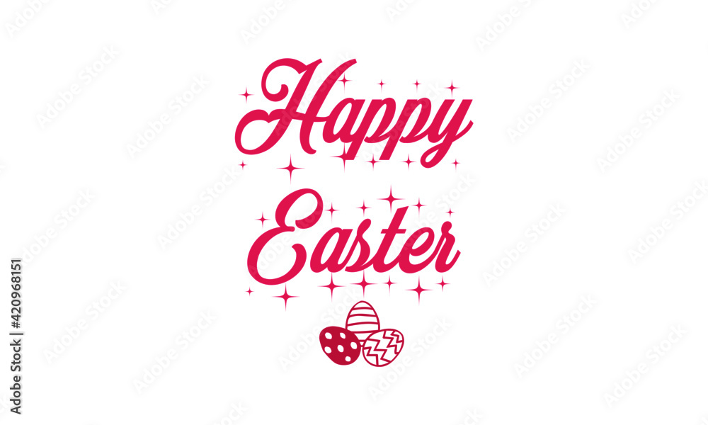 Easter Wishes, Typography for print or use as poster, card, flyer or T Shirt Easter Wishes, Typography for print or use as poster, card, flyer or T Shirt