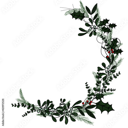 Leaf ornament christmas