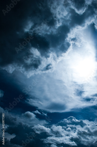 sky in La Sierra Tarahumara, Mexico