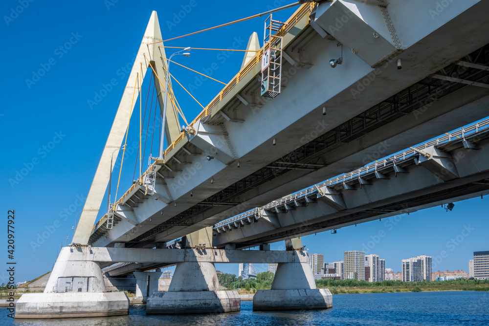 Fototapeta premium Cable-stayed bridge