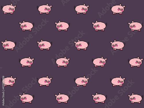 Wallpaper_ Little pigs