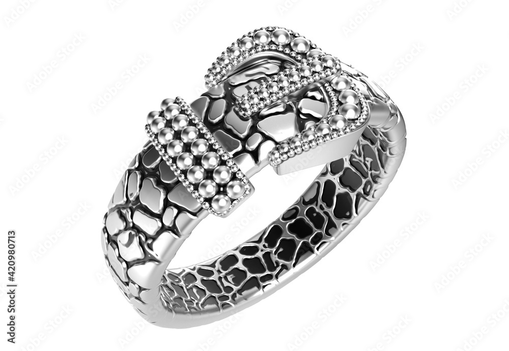 Crocodile Belt Ring For Men 3D CAD Design 3D Rendering, O1T31 Crocodile Belt Ring For Men 3D CAD Design 3D Rendering, O1T31