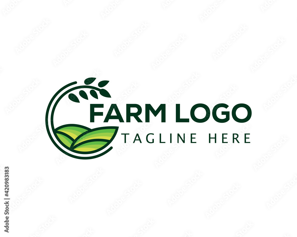 agriculture logo vector