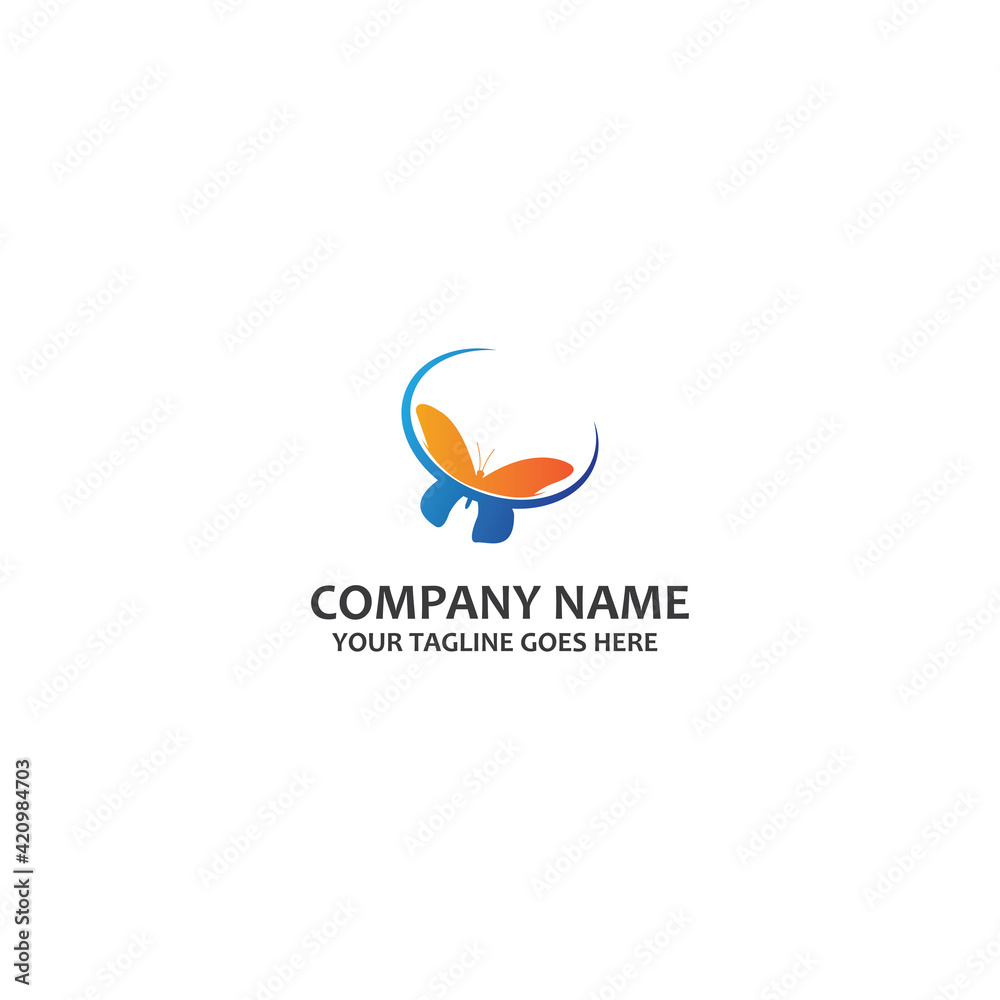 Beauty Butterfly icon design Beauty Butterfly icon design