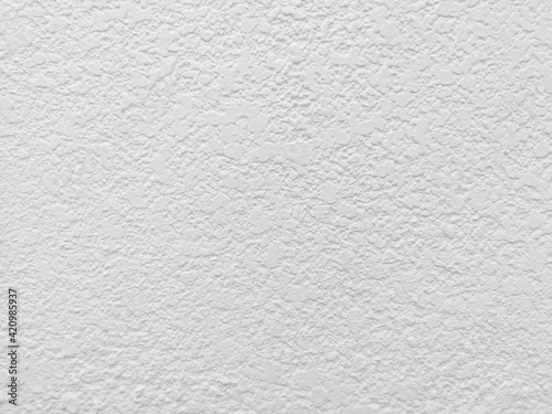 Rough texture Abstract grunge and scratched technique paint white color concrete wall, cement smooth surface material background, Loft style vintage, retro backdrop, build Construction