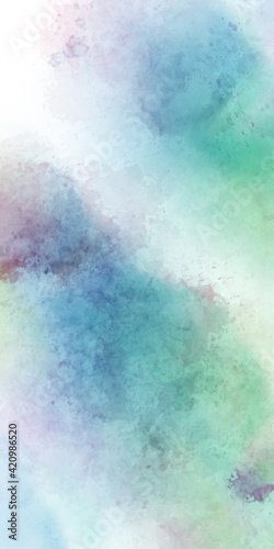 Watercolor abstract colorful background texture © Viktoryia