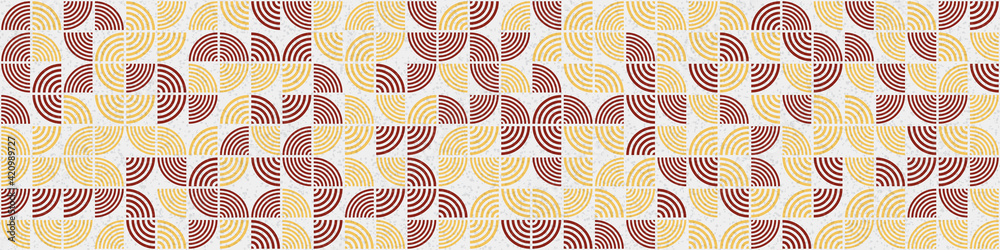 Abstract Geometric Pattern generative computational art illustration